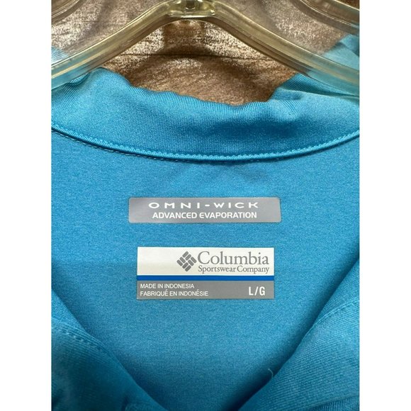 Columbia Omni-Wick Women's 1/4 Button Polo Size Large - Picture 2 of 4